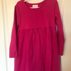 Hanna Anderson dress hot pink with tulle skirt